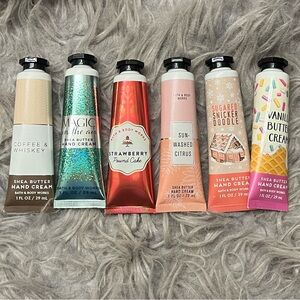 BBW MINI HAND CREAM LOT OF 6 NWT